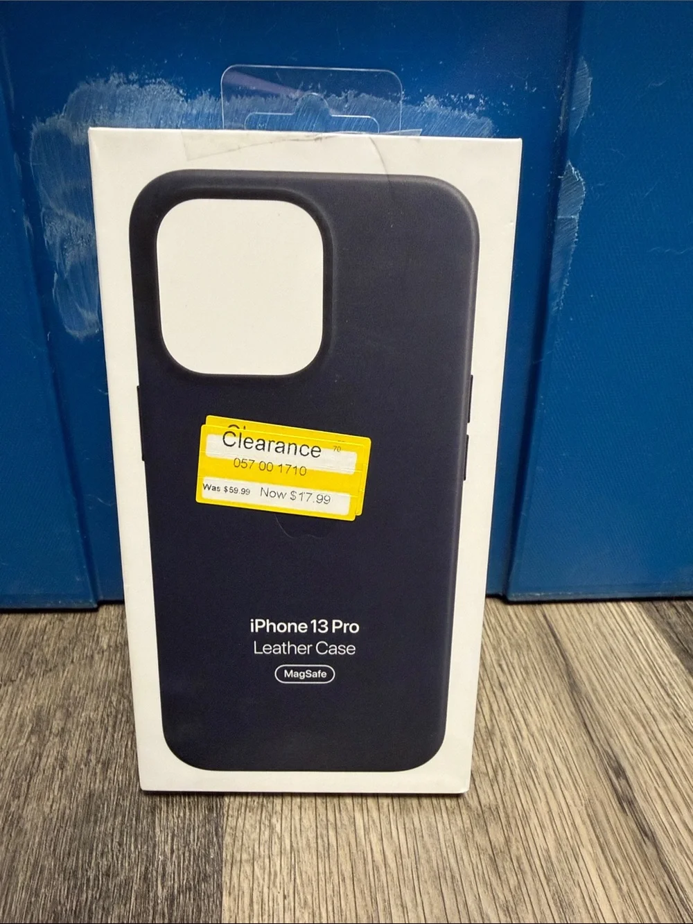 Apple iPhone 13 Pro Leather Case - Midnight (MagSafe)